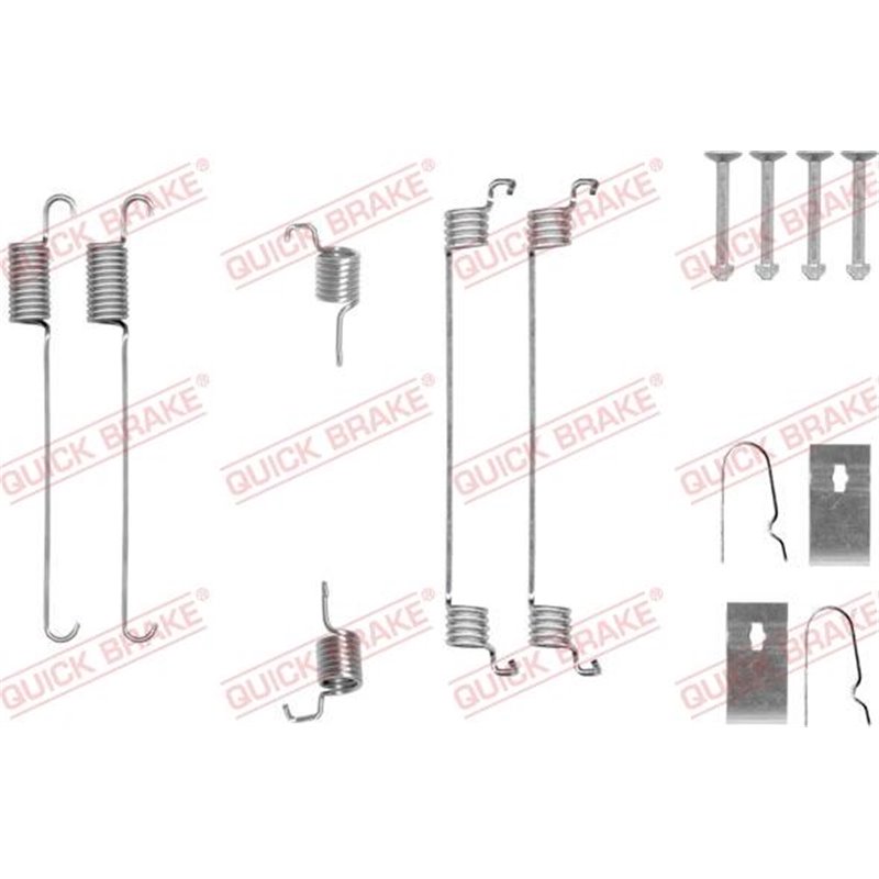 Set accesorii, sabot de frana - QUICK BRAKE-105-0007