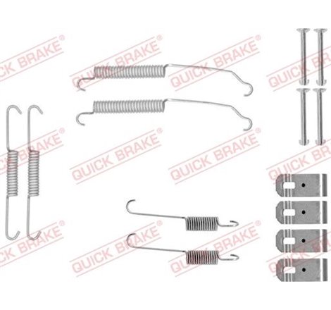 Set accesorii, sabot de frana - QUICK BRAKE-105-0015