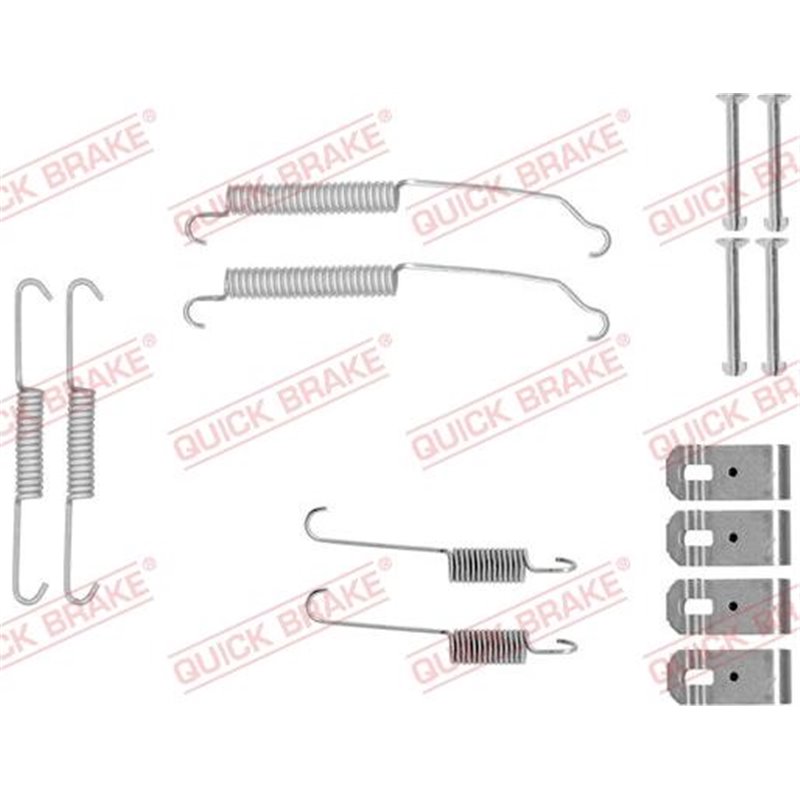 Set accesorii, sabot de frana - QUICK BRAKE-105-0015