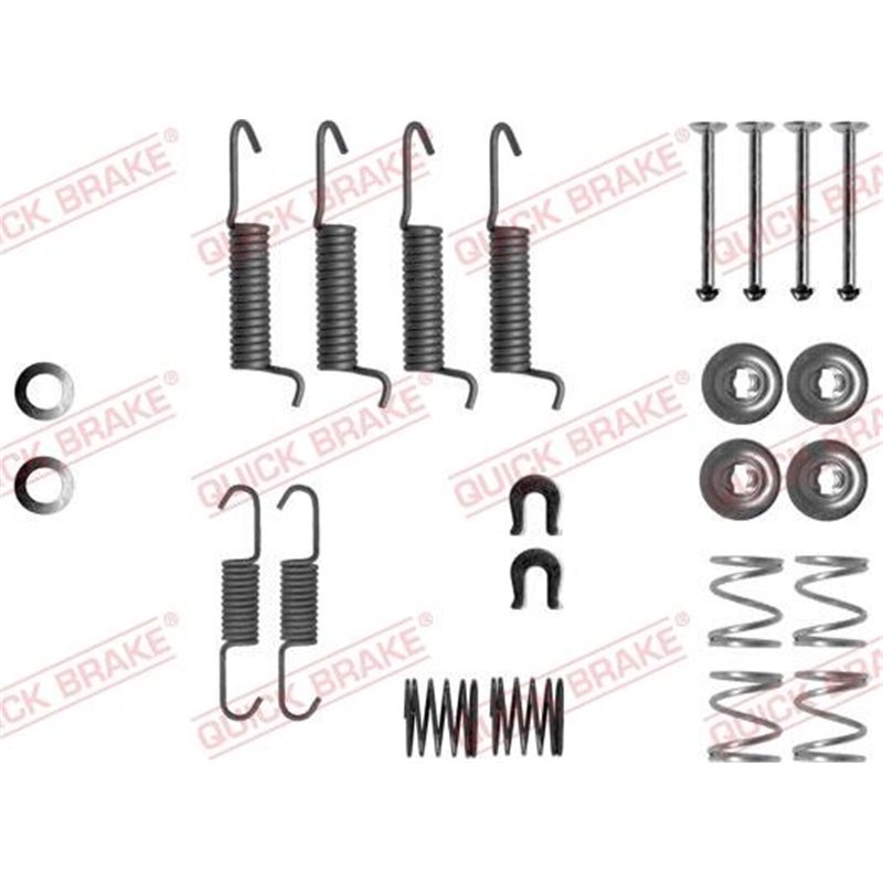 Set accesorii, saboti frana parcare - QUICK BRAKE-105-0016