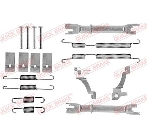 Set accesorii, sabot de frana - QUICK BRAKE-105-0017S