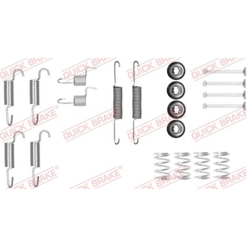 Set accesorii, saboti frana parcare - QUICK BRAKE-105-0025