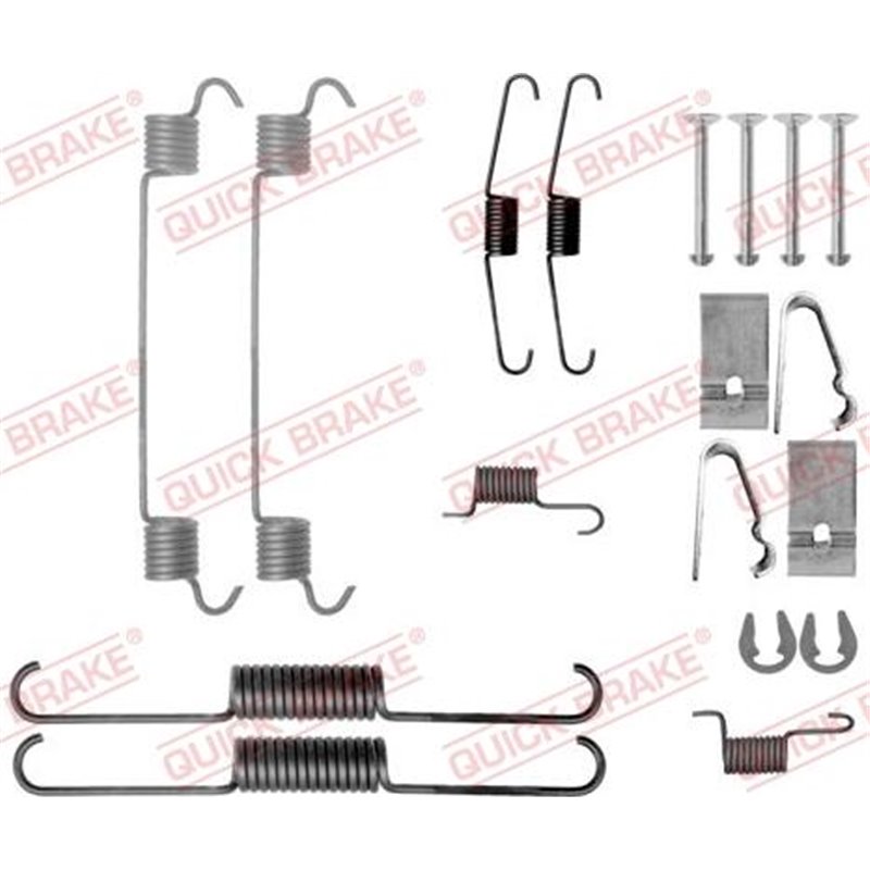 Set accesorii, sabot de frana - QUICK BRAKE-105-0038
