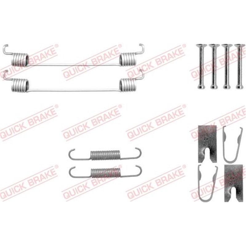 Set accesorii, sabot de frana - QUICK BRAKE-105-0042