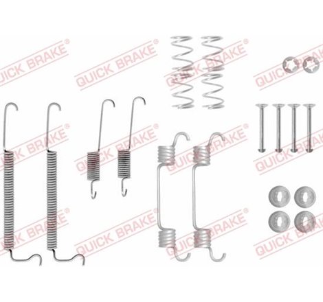 Set accesorii, sabot de frana - QUICK BRAKE-105-0043