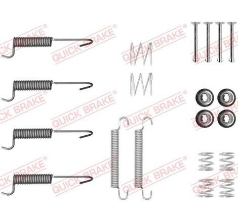 Set accesorii, saboti frana parcare - QUICK BRAKE-105-0047