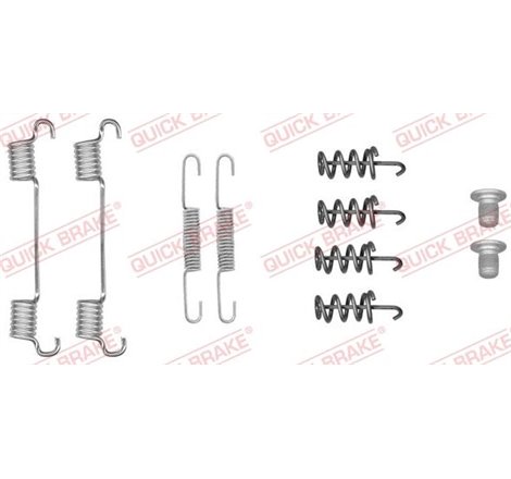 Set accesorii, saboti frana parcare - QUICK BRAKE-105-0051
