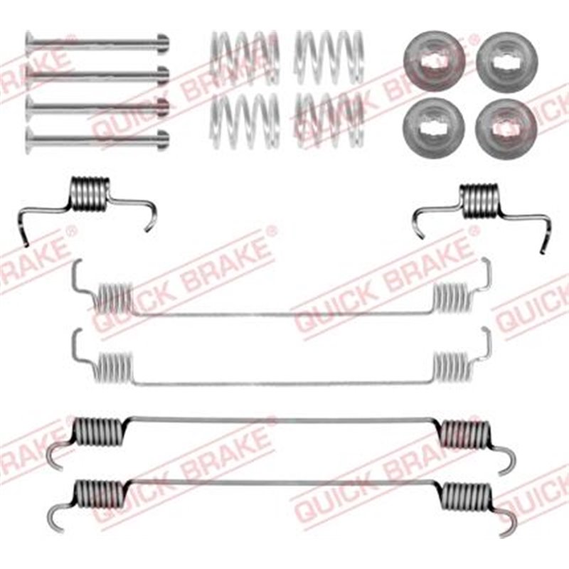 Set accesorii, sabot de frana - QUICK BRAKE-105-0058