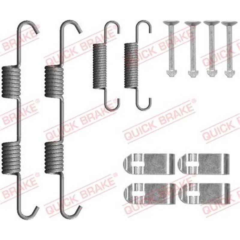Set accesorii, saboti frana parcare - QUICK BRAKE-105-0077