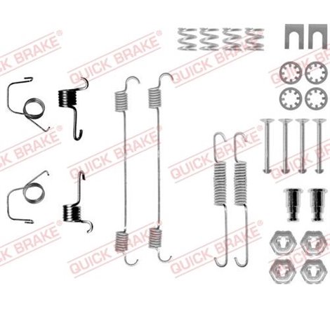 Set accesorii, sabot de frana - QUICK BRAKE-105-0617