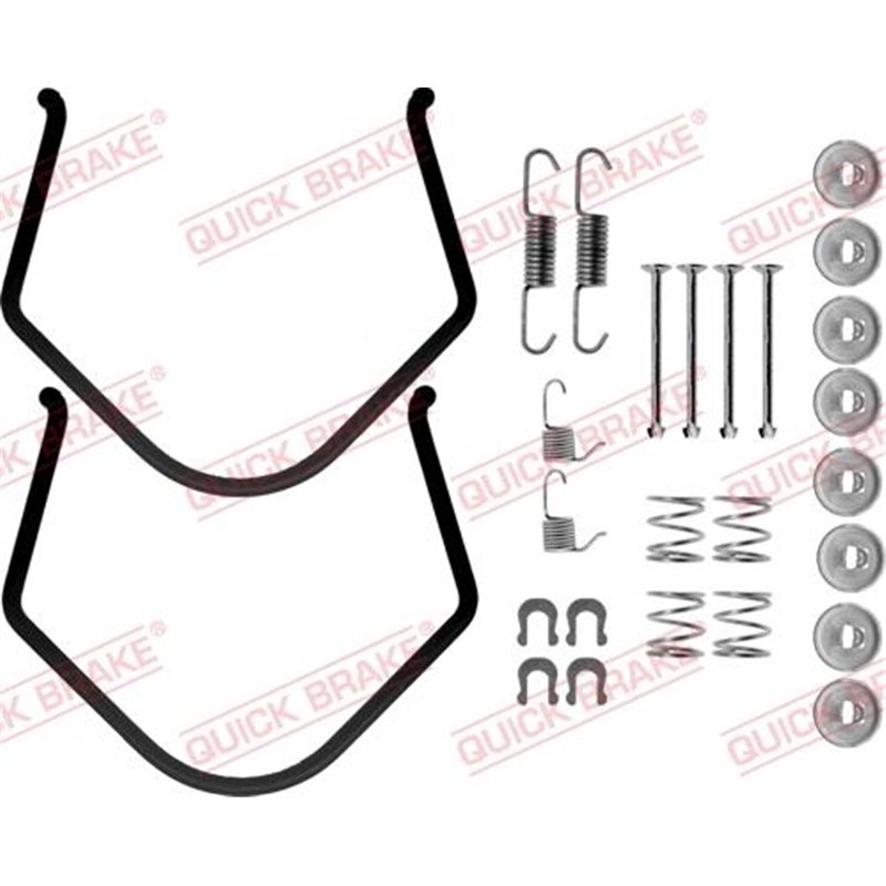 Set accesorii, sabot de frana - QUICK BRAKE-105-0638