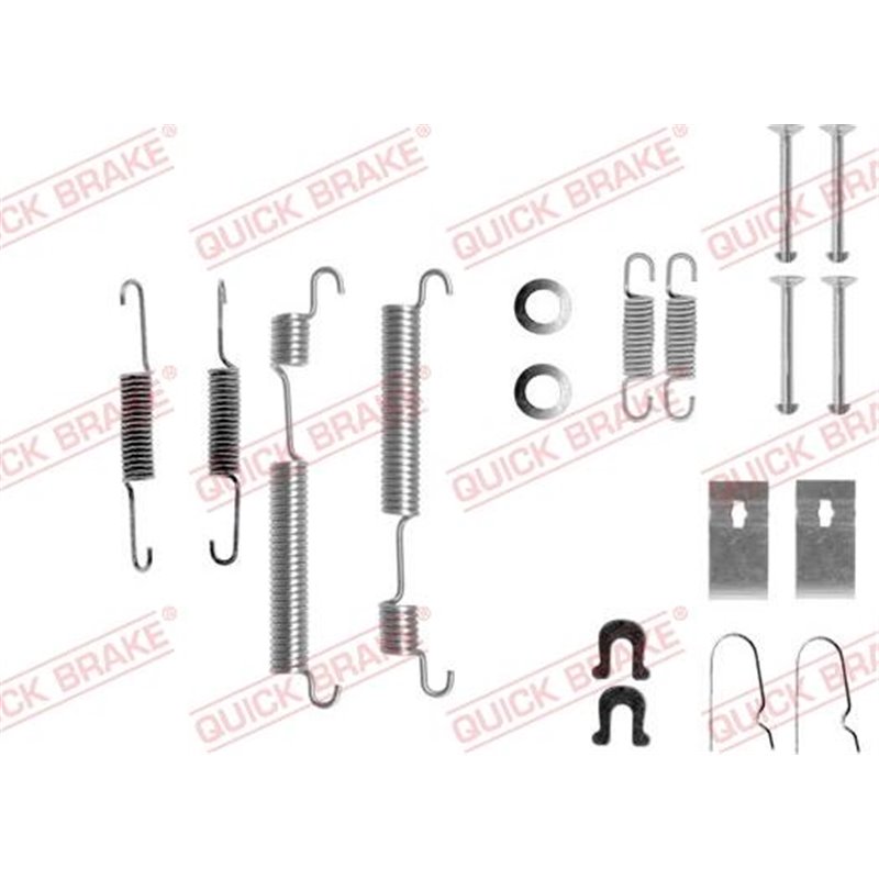Set accesorii, sabot de frana - QUICK BRAKE-105-0653