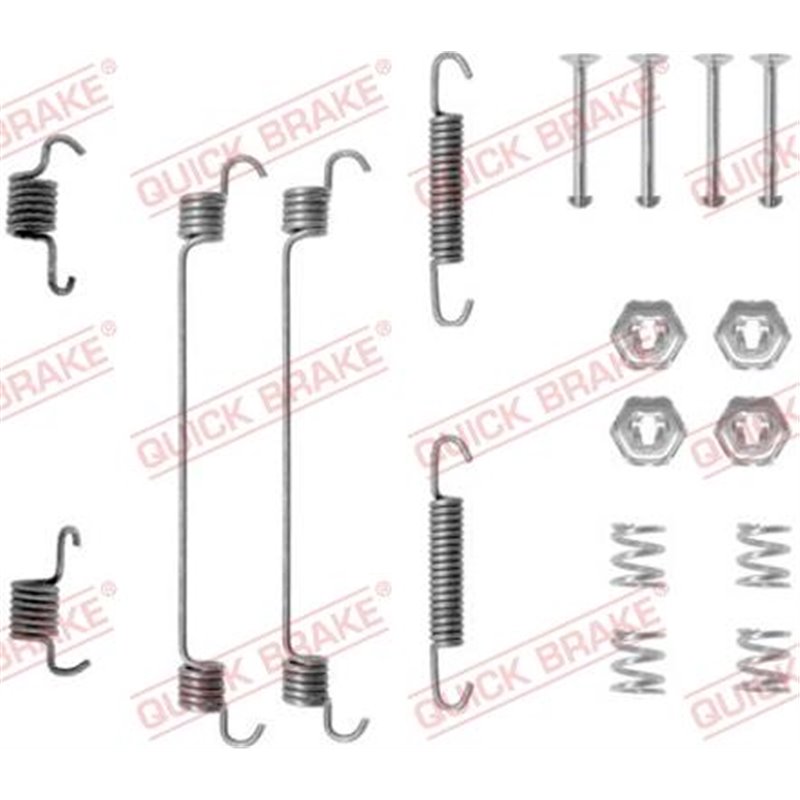 Set accesorii, sabot de frana - QUICK BRAKE-105-0657