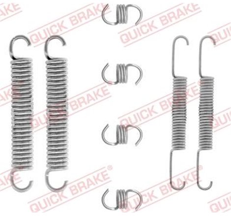 Set accesorii, sabot de frana - QUICK BRAKE-105-0662