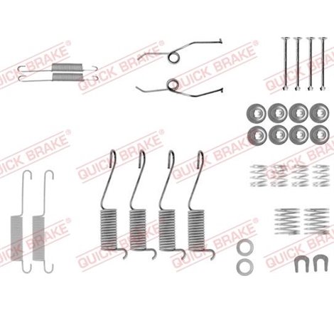 Set accesorii, sabot de frana - QUICK BRAKE-105-0697
