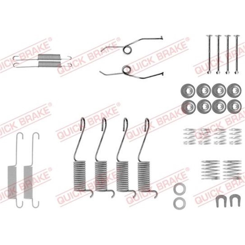 Set accesorii, sabot de frana - QUICK BRAKE-105-0697