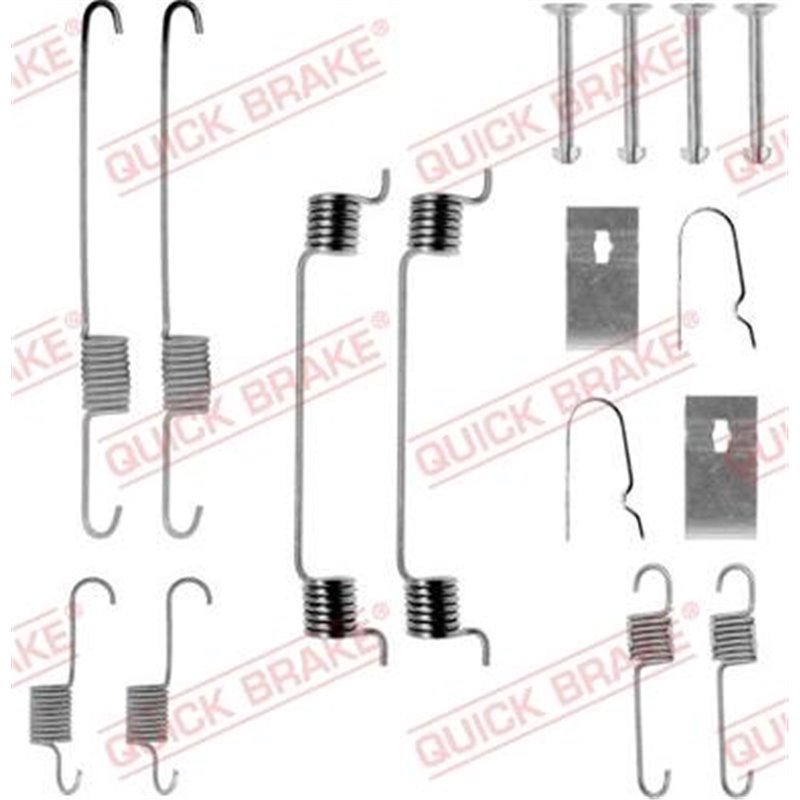 Set accesorii, sabot de frana - QUICK BRAKE-105-0699