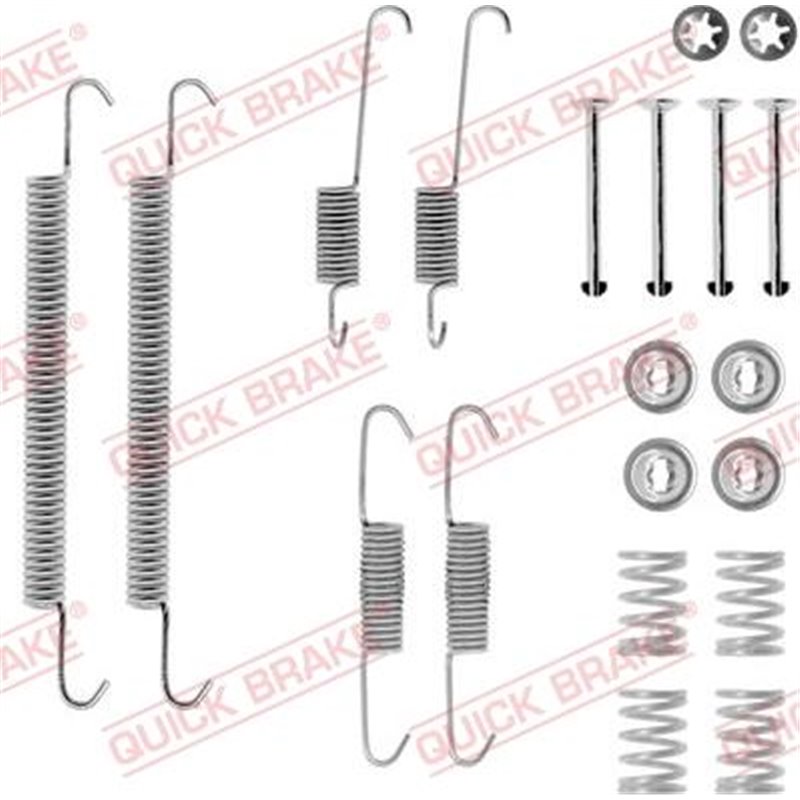 Set accesorii, sabot de frana - QUICK BRAKE-105-0707