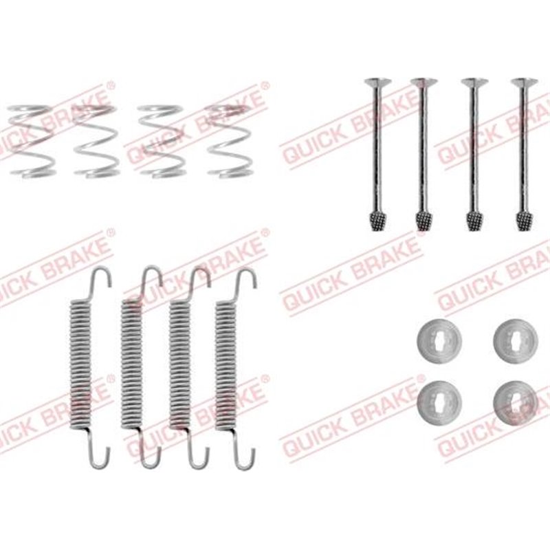 Set accesorii, saboti frana parcare - QUICK BRAKE-105-0711