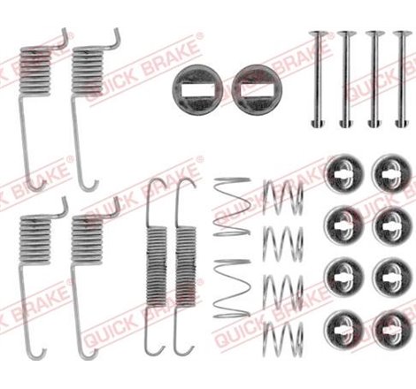 Set accesorii, sabot de frana - QUICK BRAKE-105-0714
