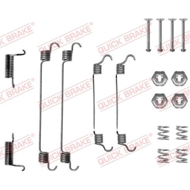 Set accesorii, sabot de frana - QUICK BRAKE-105-0737