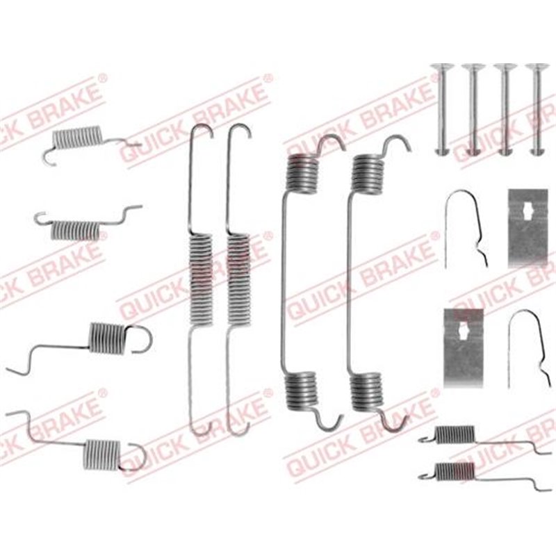 Set accesorii, sabot de frana - QUICK BRAKE-105-0742