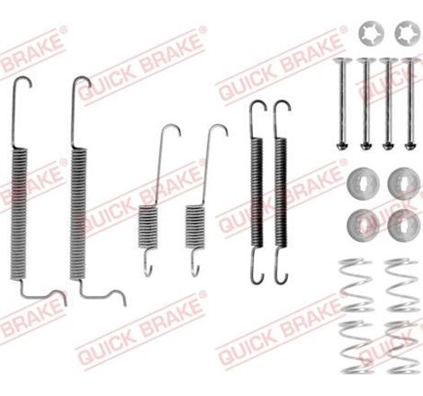Set accesorii, sabot de frana - QUICK BRAKE-105-0744