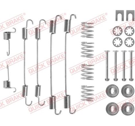 Set accesorii, sabot de frana - QUICK BRAKE-105-0747