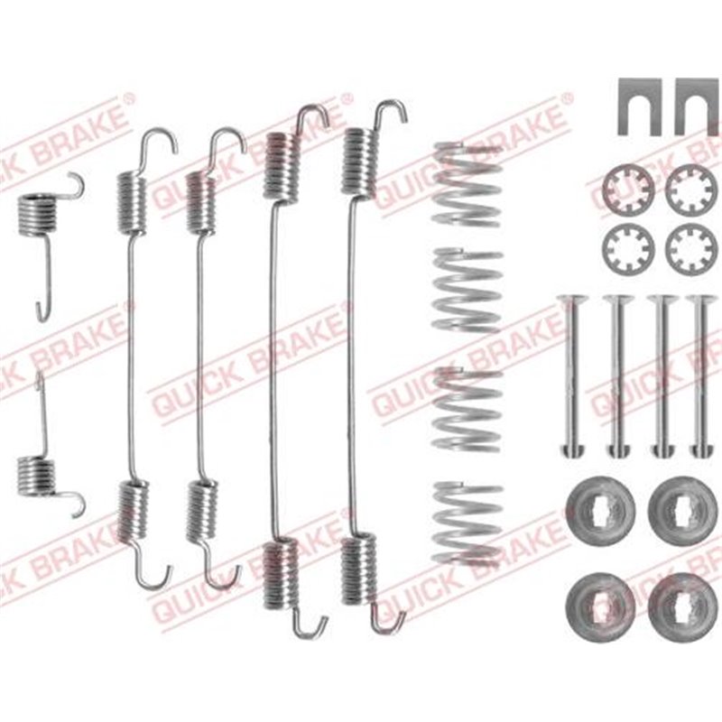 Set accesorii, sabot de frana - QUICK BRAKE-105-0747