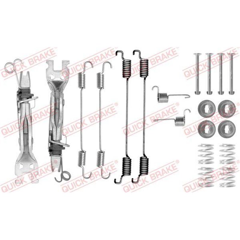 Set accesorii, sabot de frana - QUICK BRAKE-105-0750S