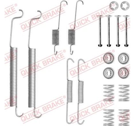 Set accesorii, sabot de frana - QUICK BRAKE-105-0756