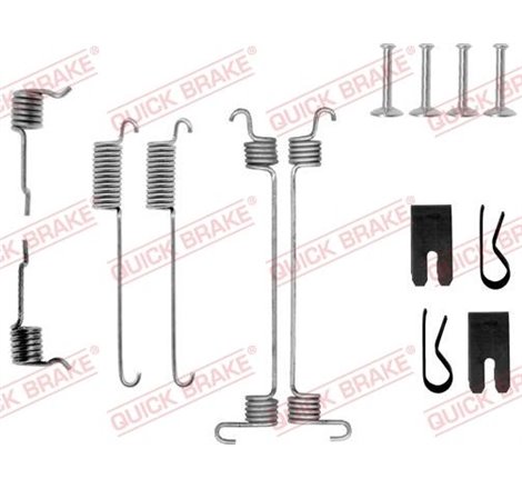 Set accesorii, sabot de frana - QUICK BRAKE-105-0772