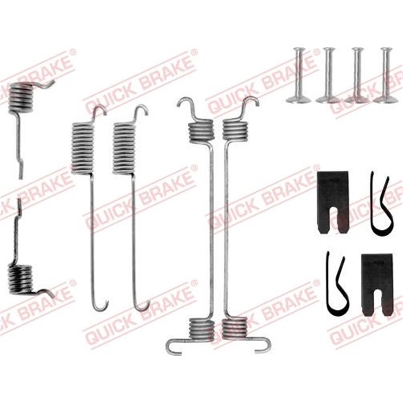 Set accesorii, sabot de frana - QUICK BRAKE-105-0772