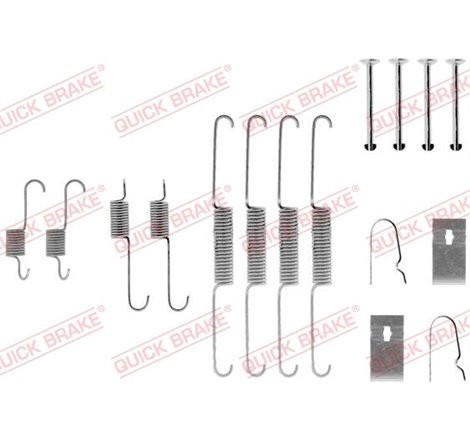 Set accesorii, sabot de frana - QUICK BRAKE-105-0782