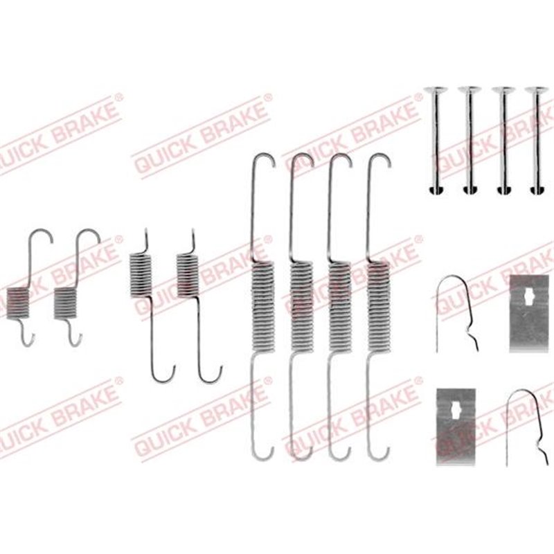 Set accesorii, sabot de frana - QUICK BRAKE-105-0782