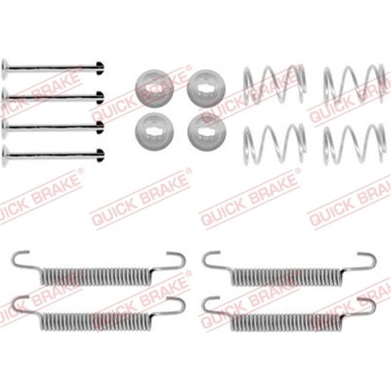 Set accesorii, saboti frana parcare - QUICK BRAKE-105-0791