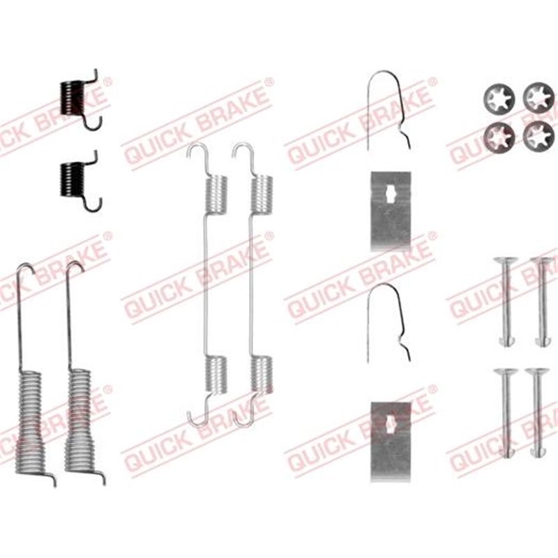 Set accesorii, sabot de frana - QUICK BRAKE-105-0800