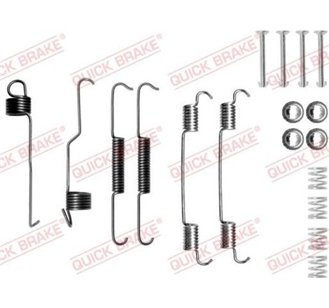 Set accesorii, sabot de frana - QUICK BRAKE-105-0804