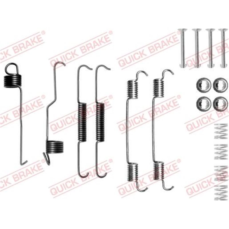 Set accesorii, sabot de frana - QUICK BRAKE-105-0804