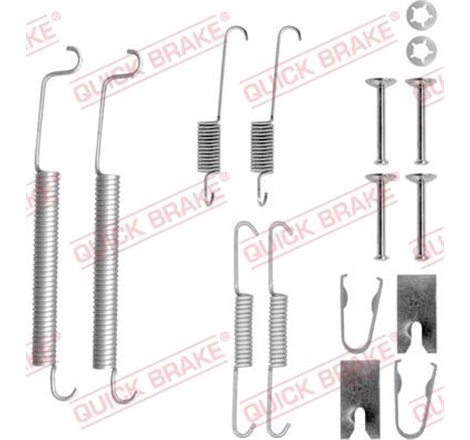 Set accesorii, sabot de frana - QUICK BRAKE-105-0807