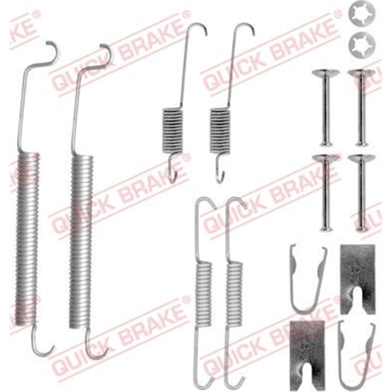 Set accesorii, sabot de frana - QUICK BRAKE-105-0807
