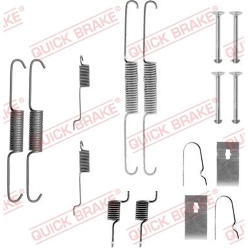 Set accesorii, sabot de frana - QUICK BRAKE-105-0811