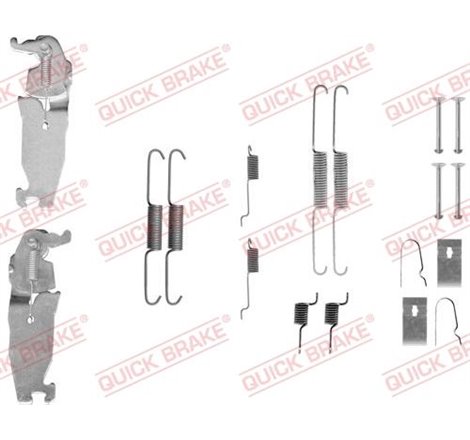 Set accesorii, sabot de frana - QUICK BRAKE-105-0811S