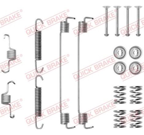 Set accesorii, sabot de frana - QUICK BRAKE-105-0819