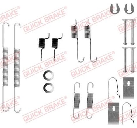 Set accesorii, sabot de frana - QUICK BRAKE-105-0847