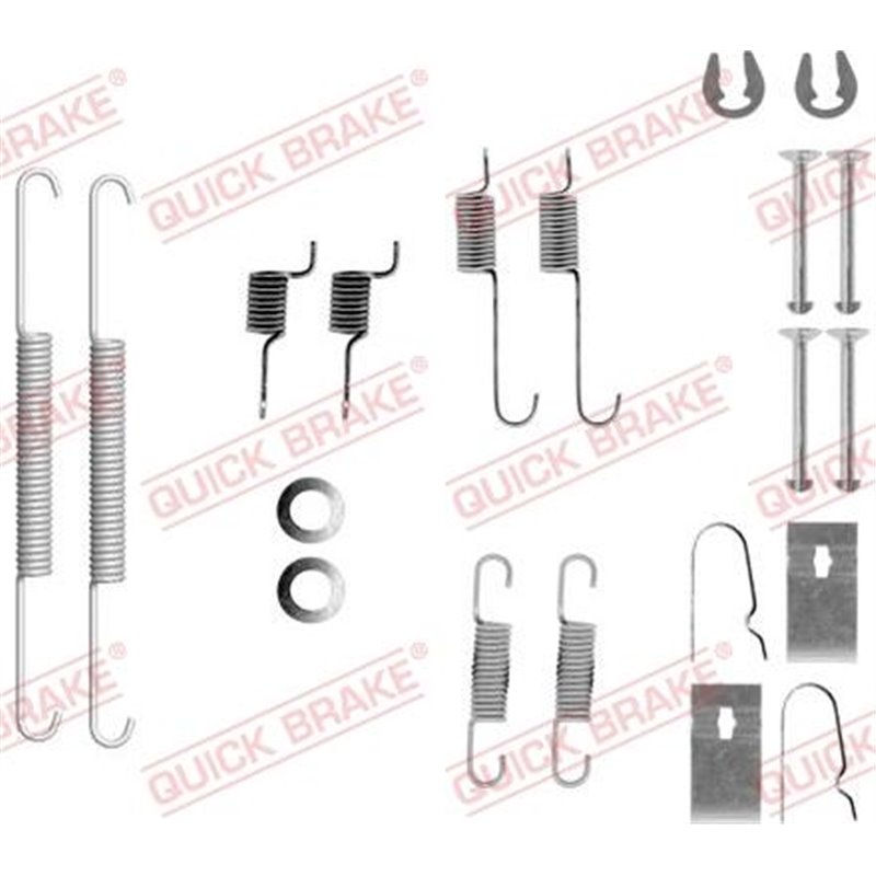 Set accesorii, sabot de frana - QUICK BRAKE-105-0847