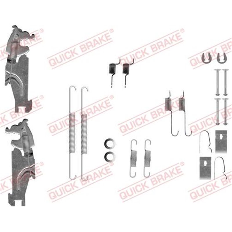 Set accesorii, sabot de frana - QUICK BRAKE-105-0847S