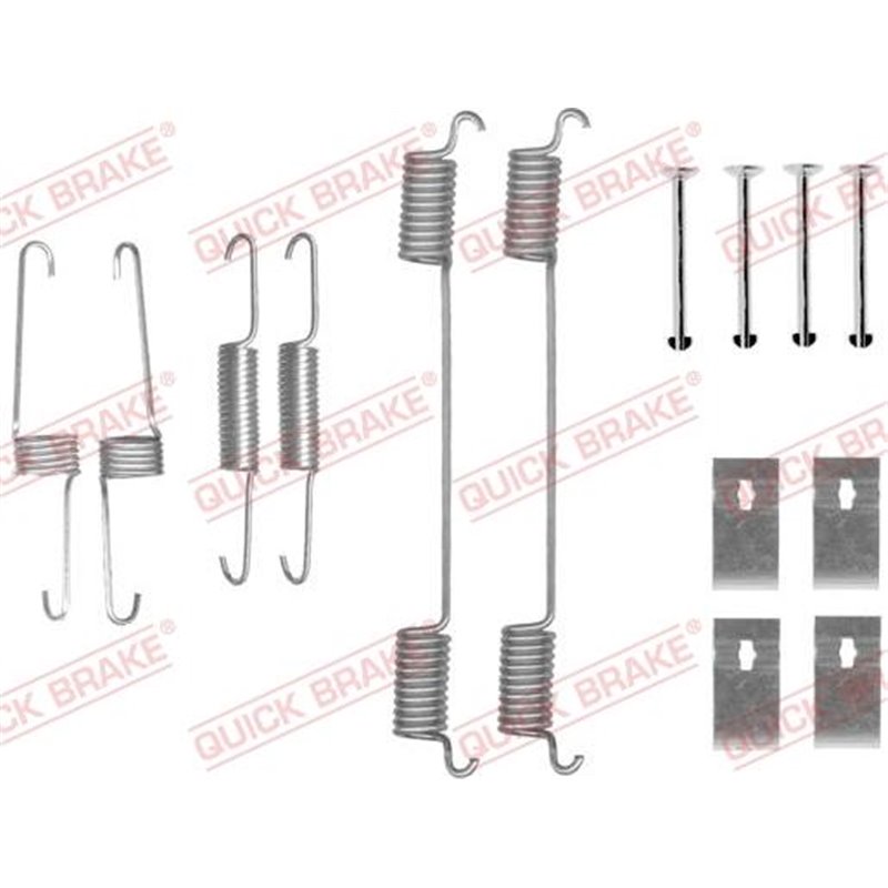 Set accesorii, sabot de frana - QUICK BRAKE-105-0859