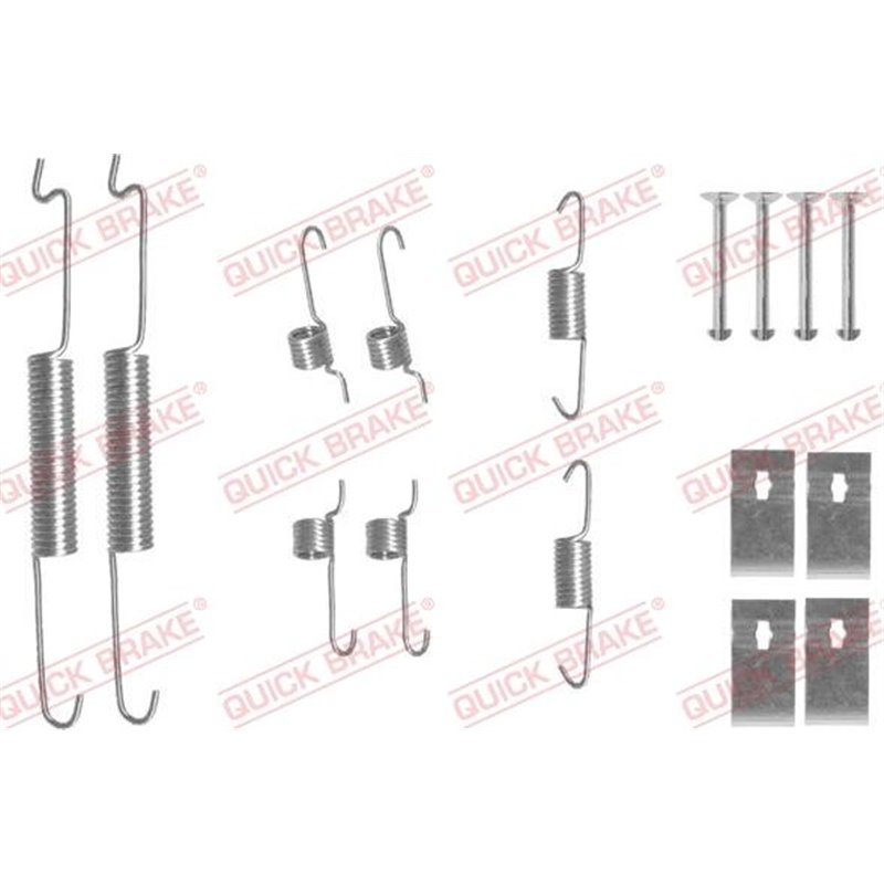 Set accesorii, sabot de frana - QUICK BRAKE-105-0863