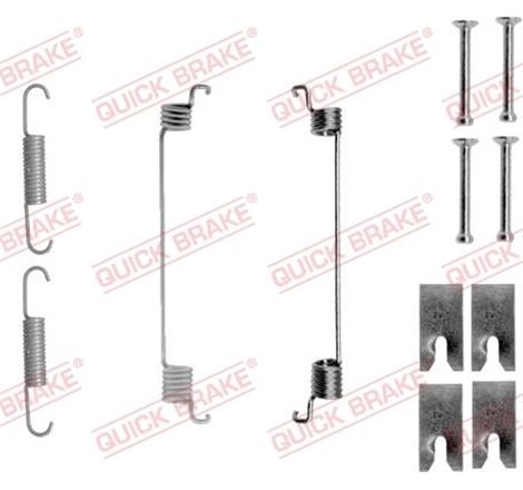 Set accesorii, sabot de frana - QUICK BRAKE-105-0866